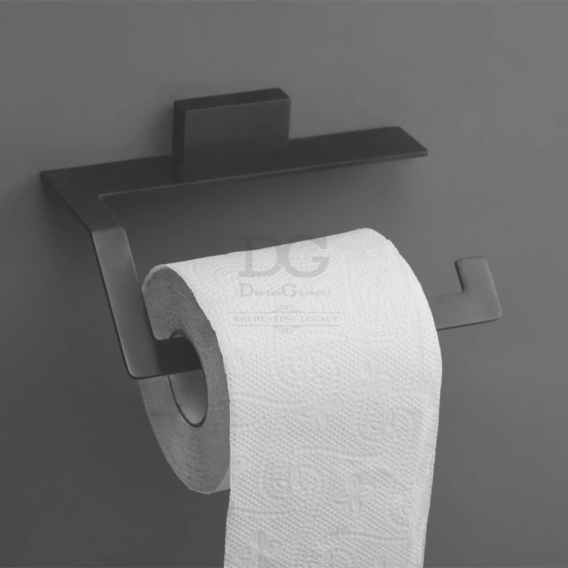 DG GRA BLK 05 Toilet Paper Holder Duragrace