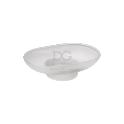 Soap Dish Glass  (For Rose)(DG-SP-01GO)