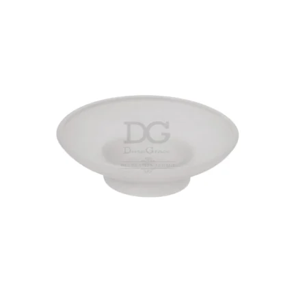 Glass Soap Dish (For Jasmine &  Table Top Round)(DG-SP-01GR)