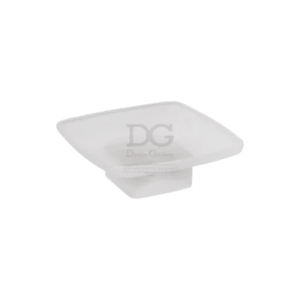 Soap Dish Glass  (Fir Violet & Iris)(DG-SP-01GS)