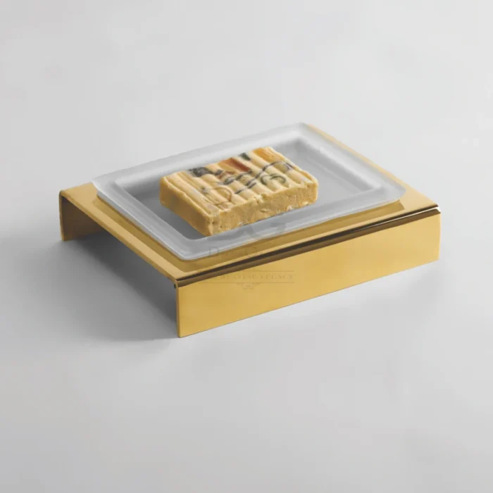 DG-TT-GLD-01GS  Square Soap Dish (G) - Image 1