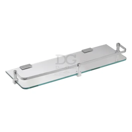 LILY STRAIGHT GLASS SHELF 5.5" X 12"