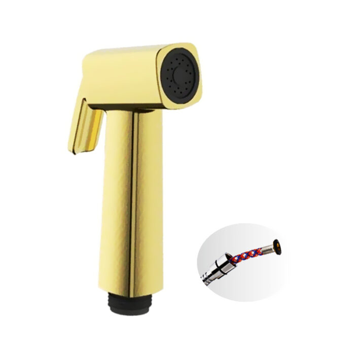 1 DG-ESS-231 Health Faucet EVA Gold ABS Tube 1Mtr. & Hook - Image 1