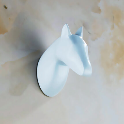 DG-HRS-WHT-03  Horse Matt White