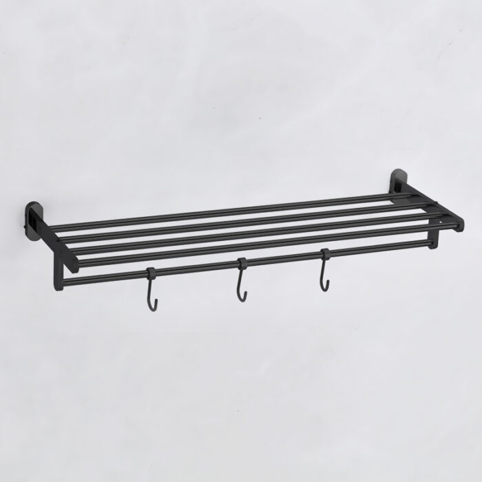 DG-FLT-BLK-08B | Towel Rack 24" - Image 1