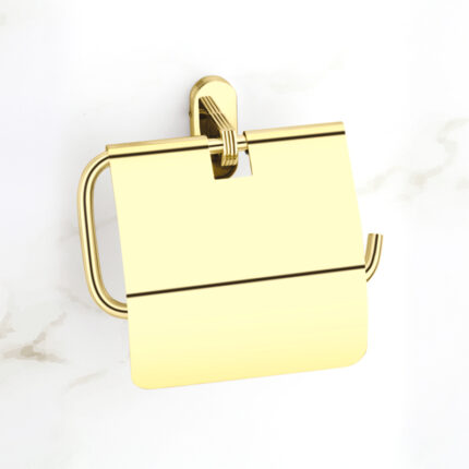 DG-FLT-GLD-05F Toilet Paper Holder with Flap