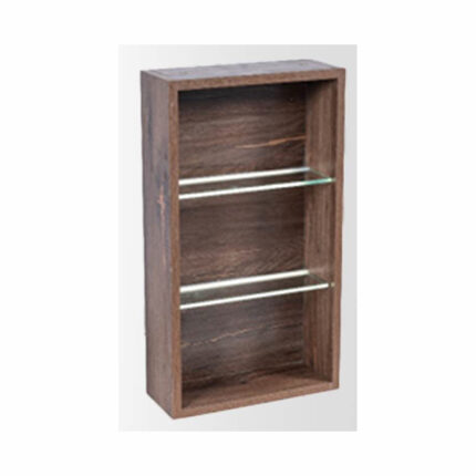 SIDE CABINET WITH LED LIGHT + GLASS SHELF