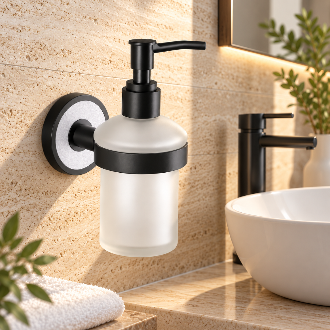 LIQUID SOAP DISPENSER (G) BLACK MATT