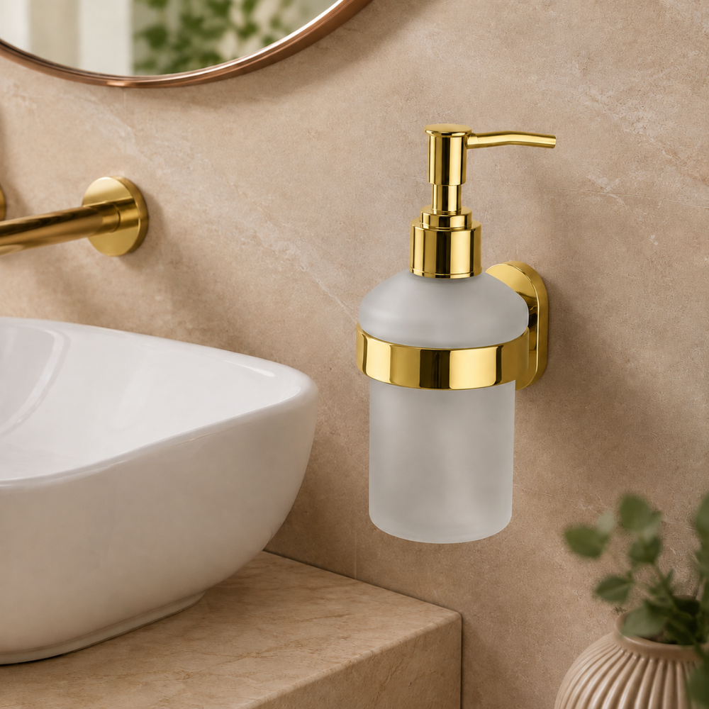 LIQUID SOAP DISPENSER (GOLD)
