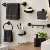 5 Matte Black Bath Accessories